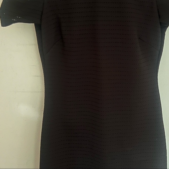 Bisou Bisou Black Textured Midi Dress - Picture 2 of 3